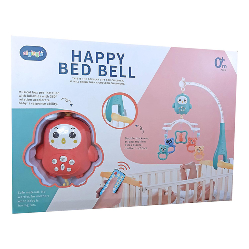 Happy Bed Bell Sleep Time Musical Toys with Remote Control